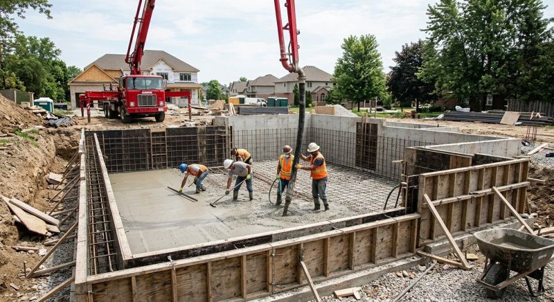 Basement Concrete Installation in Greenville, SC